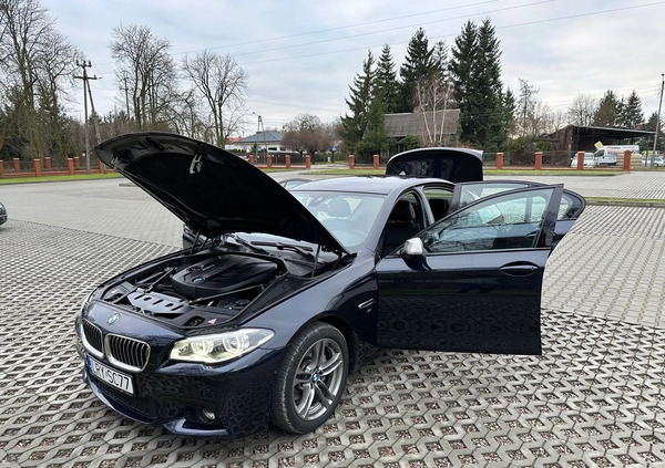 BMW Seria 5 cena 79500 przebieg: 83000, rok produkcji 2014 z Ryki małe 704